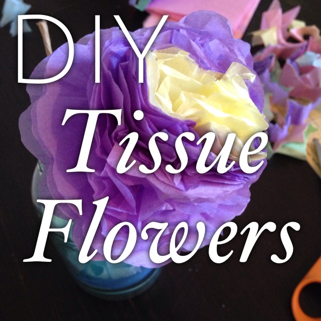 Diy tissue flowers
