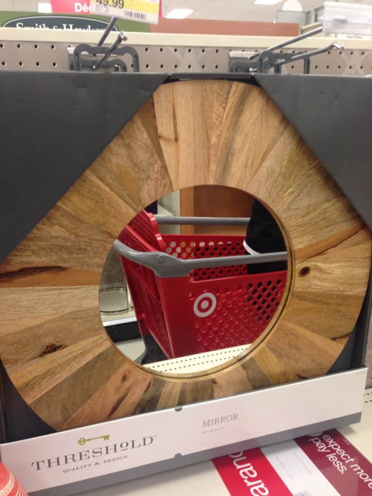Target Inspiration Window Shopping! circular mirror wood trim(14)
