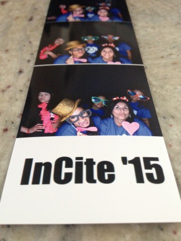 Check us out! This was Carmen and I with a few of our friends over at #InCITE15. It was awesome.