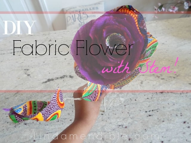 African-Flower-DIY how to